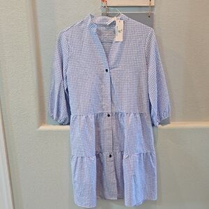 Blue Gingham Dress